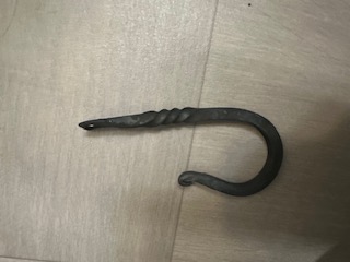 Hand-forged hook